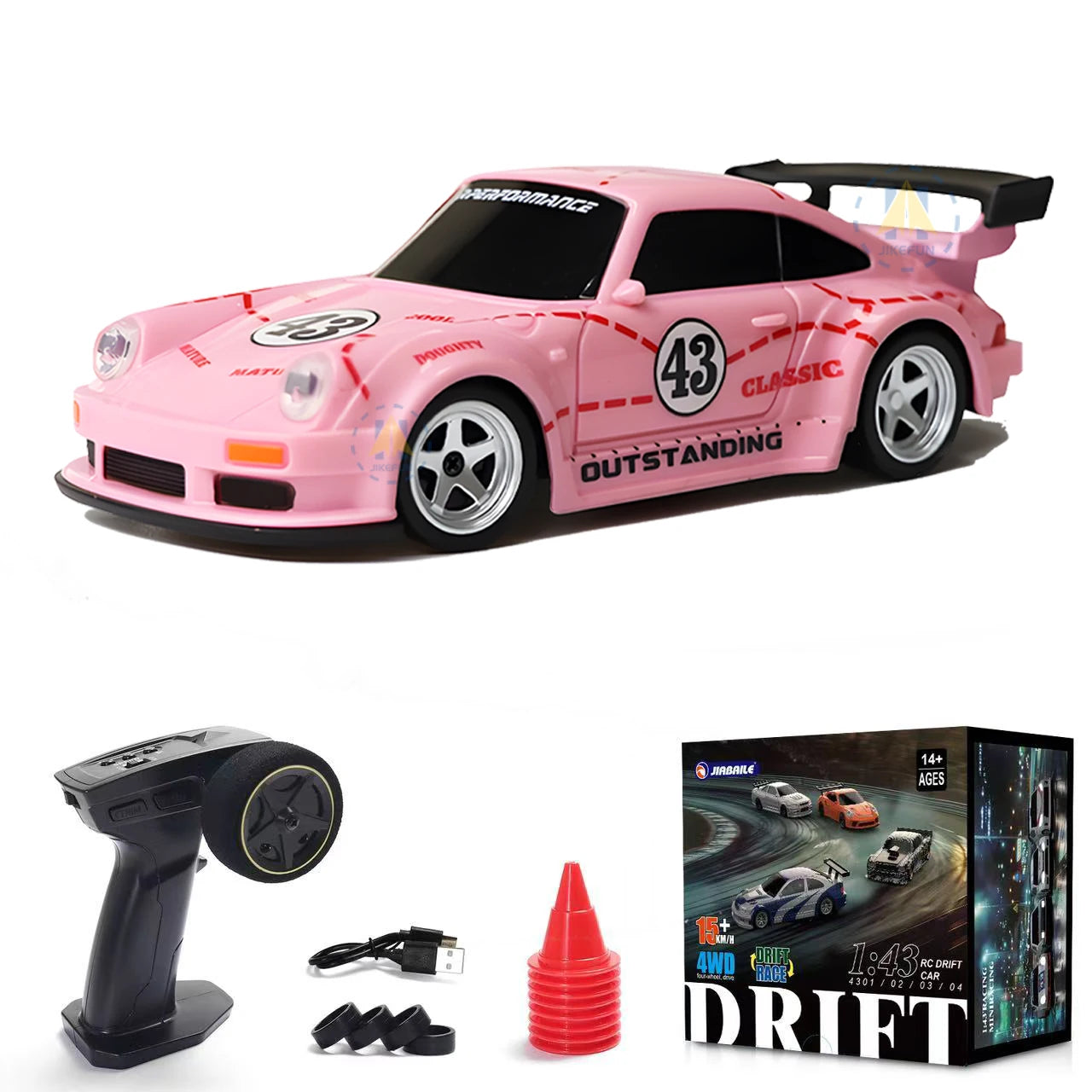 High-Speed 1/43 RC Drift Car - 2.4G Mini Remote Control Off-Road Racing Vehicle