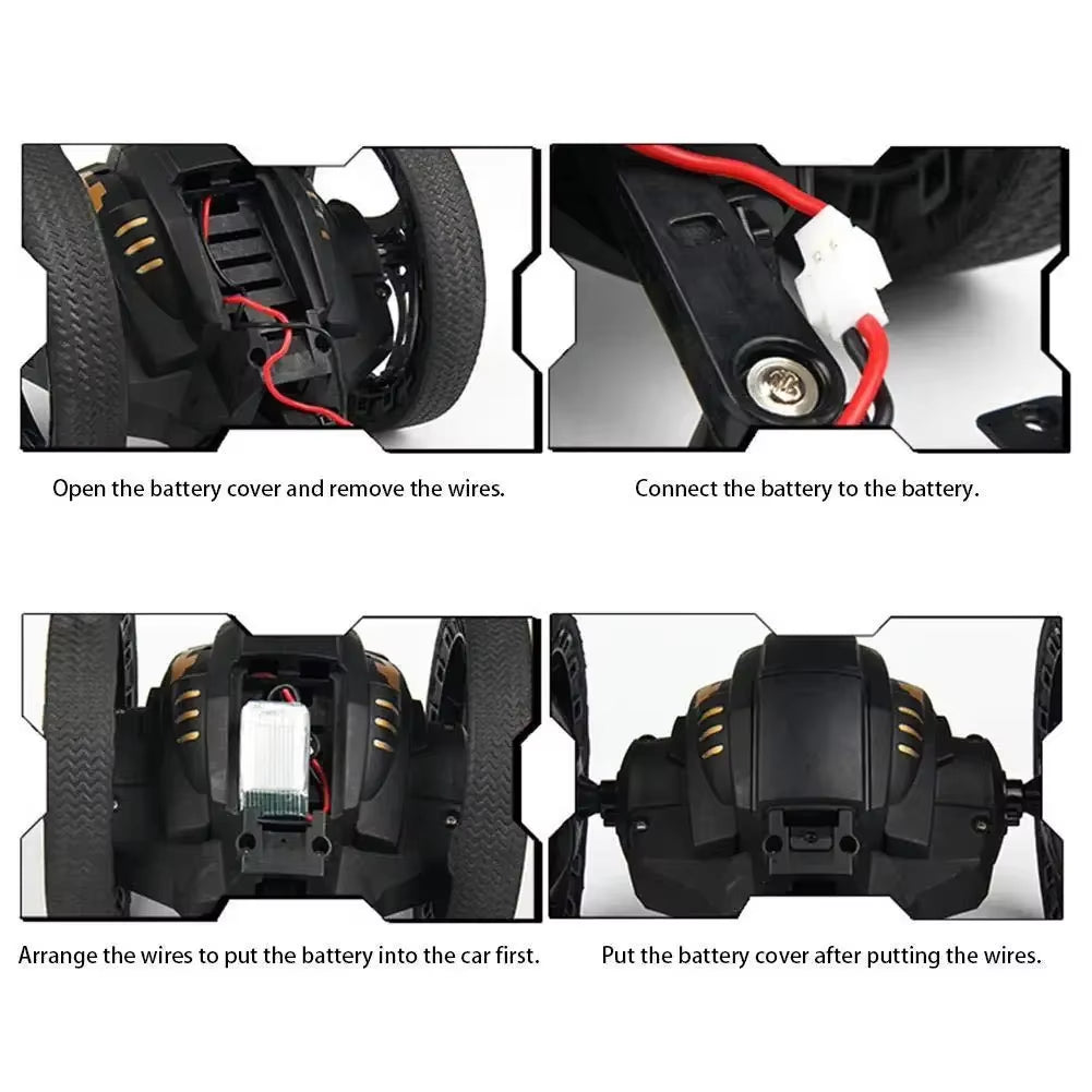 High-Speed WiFi Remote Control Jumping Car with 720P Camera & LED Lights - Ultimate Smart Stunt Toy for Christmas Fun!