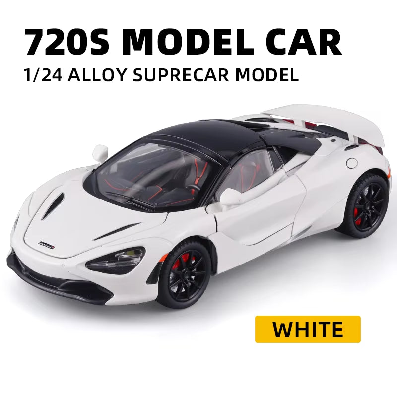 Mclaren 720S 1:24 Diecast Model Car with Sound & Light - Perfect Gift for Boyfriends and Kids!