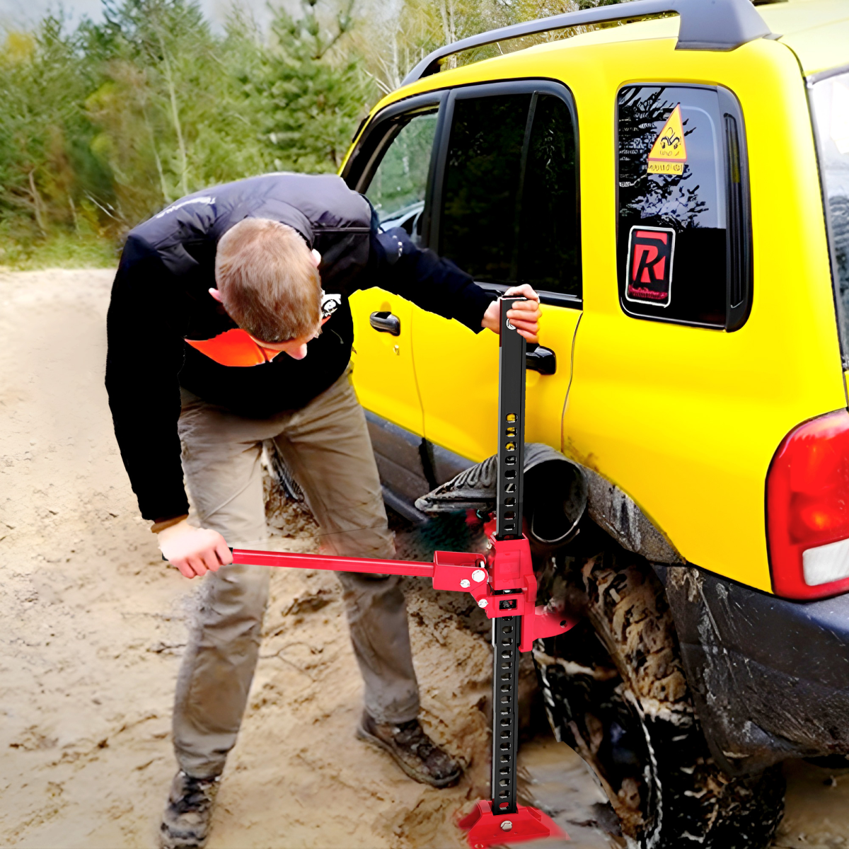 33" High Lift 3-Tonne Farm Jack for 4x4 Vehicles