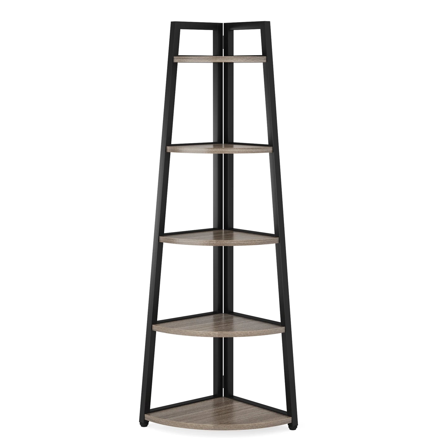 Bookcase Corner Book Shelf Rack Wood Bookshelf Storage Shelves