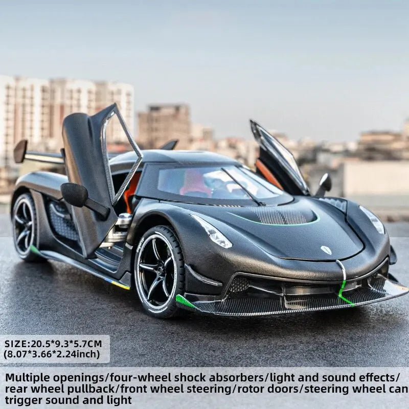 Stunning 1:24 Scale Pagani Alloy Supercar Model