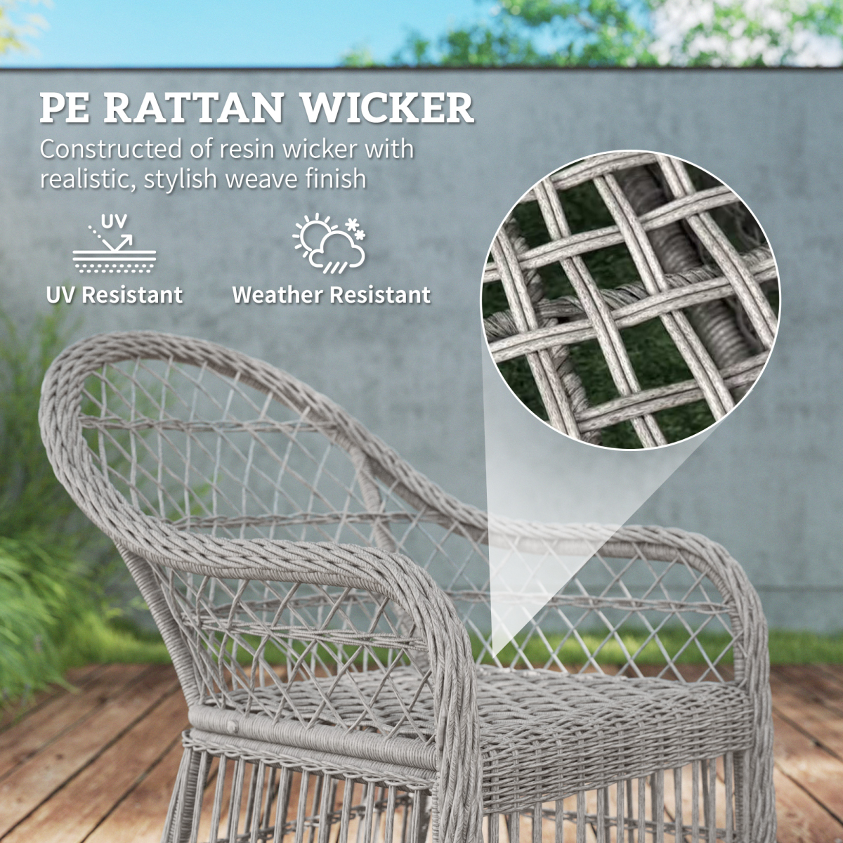 6-Seater Rattan Dining Set: Elegant & Comfy Garden Furniture