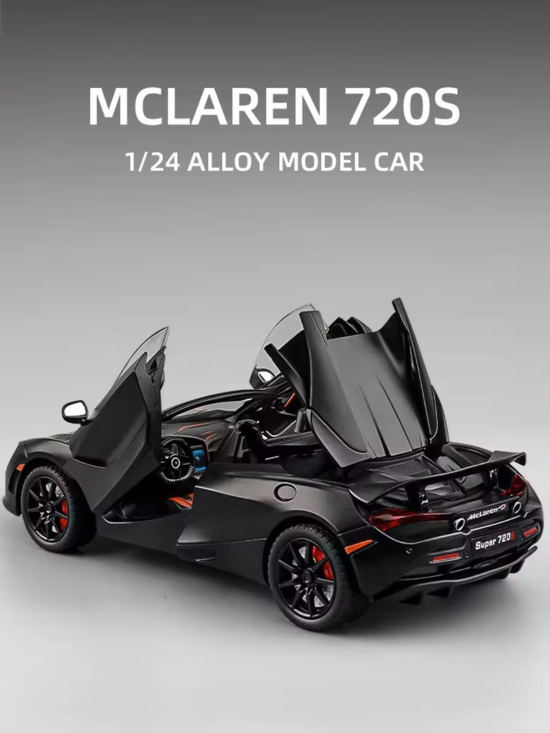 Mclaren 720S 1:24 Diecast Model Car with Sound & Light - Perfect Gift for Boyfriends and Kids!