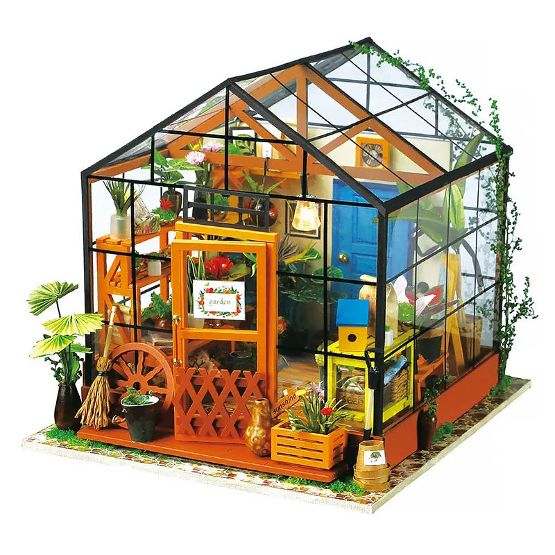 Enchanting DIY Wooden Miniature Dollhouse Kit - 1:24 Scale Handmade Model for All Ages
