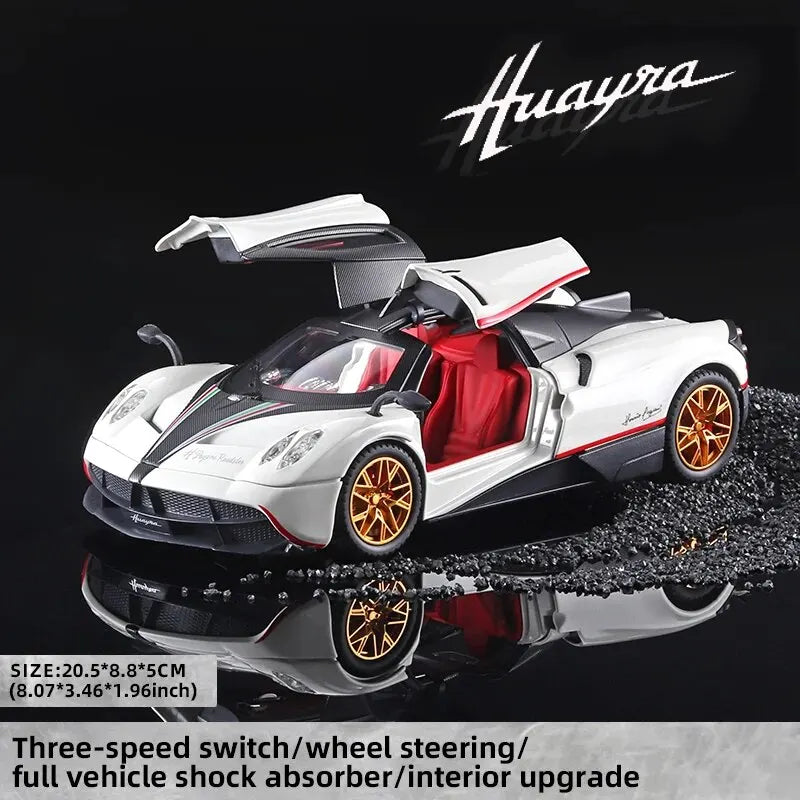 Stunning 1:24 Scale Pagani Alloy Supercar Model