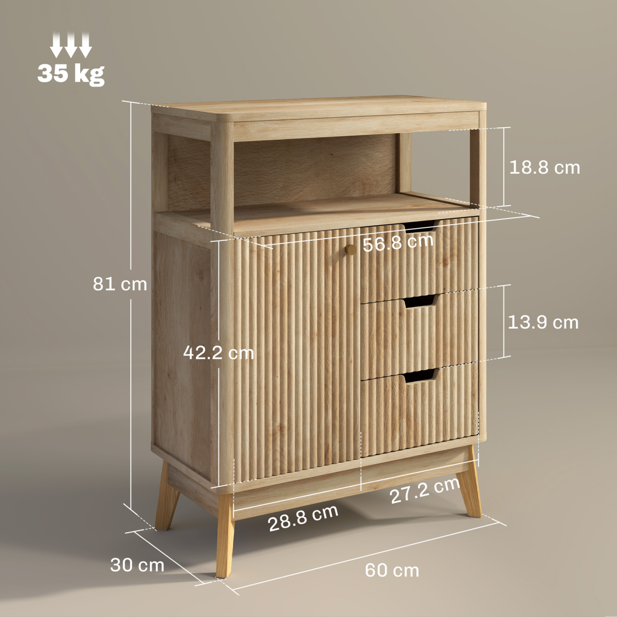 Versatile Modern Sideboard: Stylish Storage for Every Room!