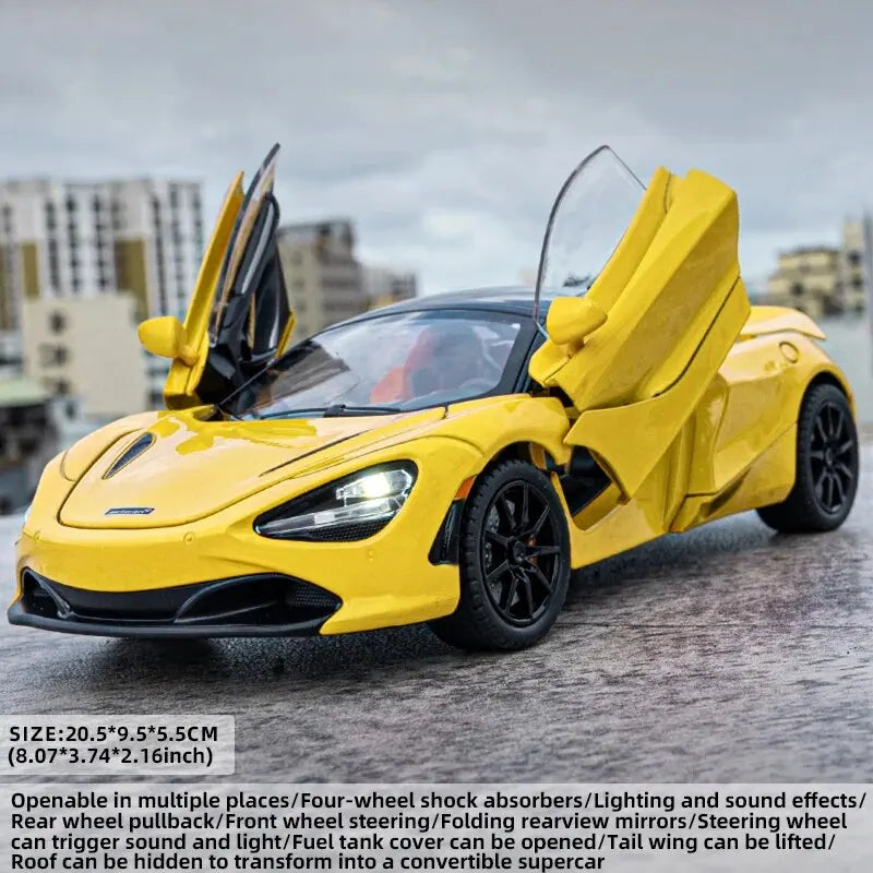 Stunning 1:24 Scale Pagani Alloy Supercar Model