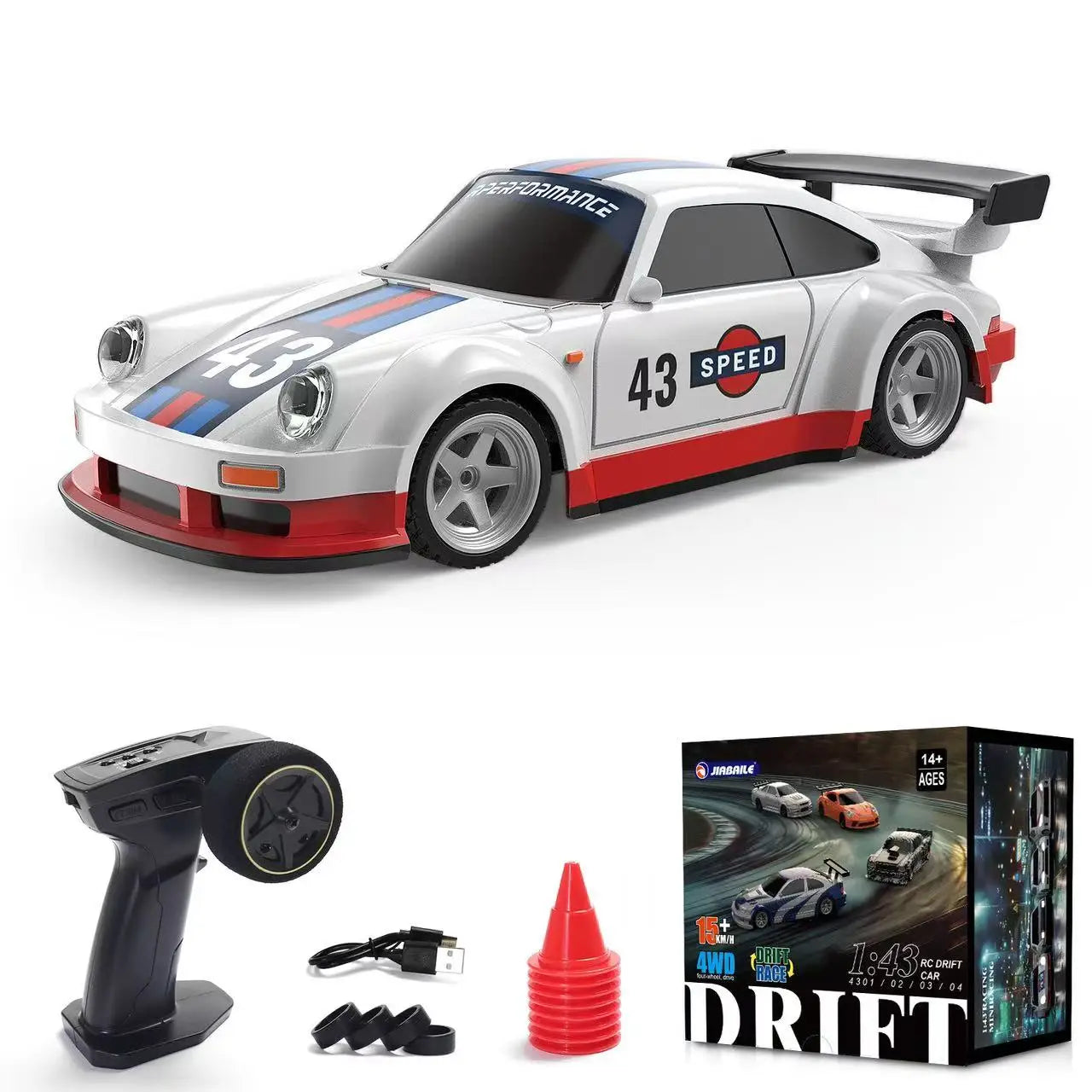High-Speed 1/43 RC Drift Car - 2.4G Mini Remote Control Off-Road Racing Vehicle