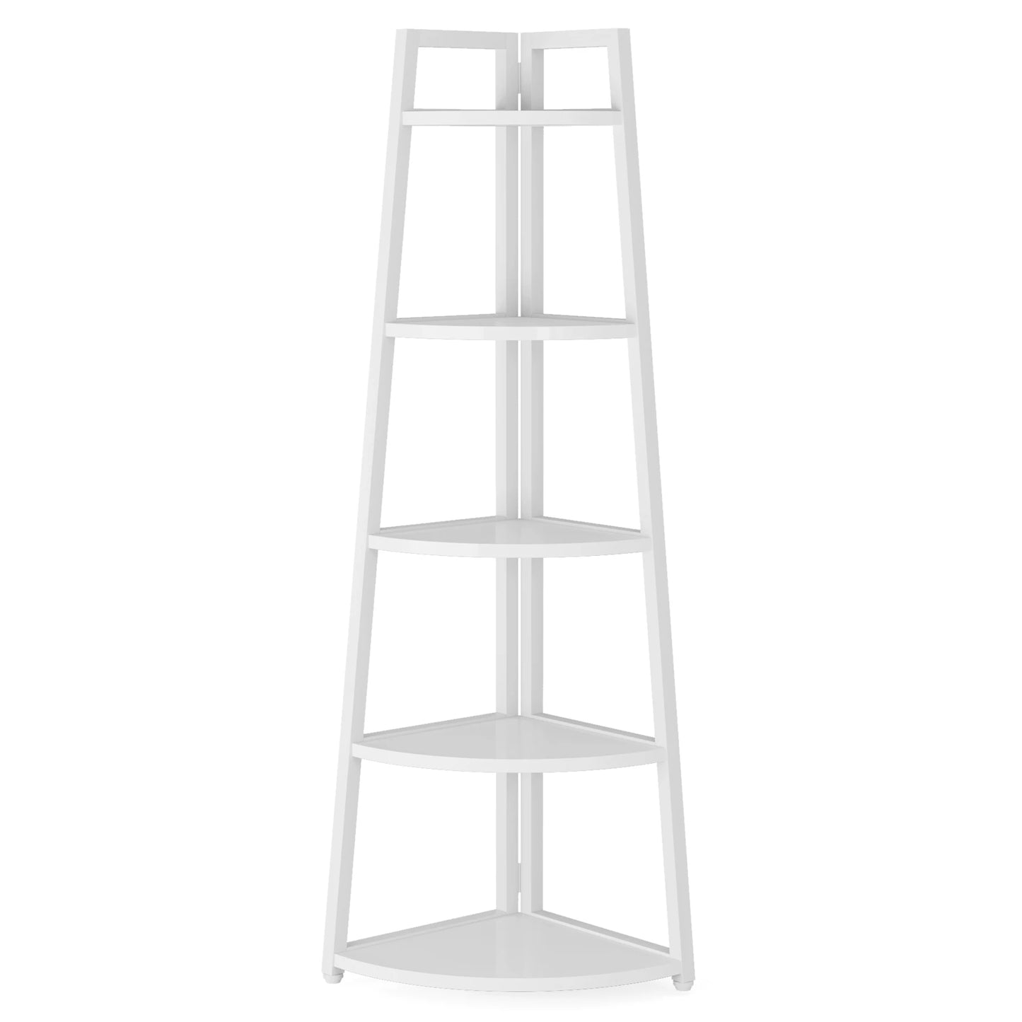 Bookcase Corner Book Shelf Rack Wood Bookshelf Storage Shelves