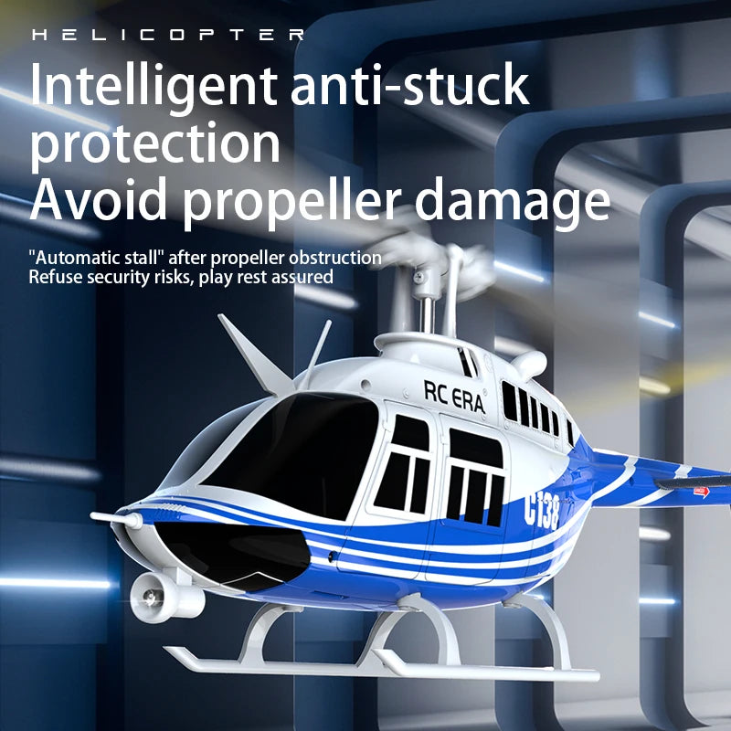 Experience the Thrill of Flight with the RC ERA C138 1:36 Remote Control Bell 206 Helicopter - Altitude Hold & 6-Axis Gyro Technology!
