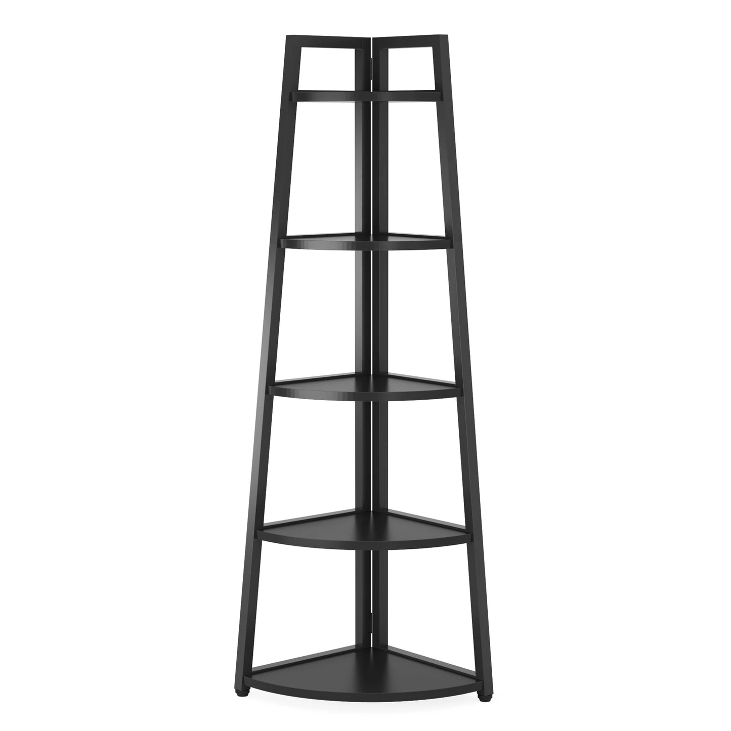 Bookcase Corner Book Shelf Rack Wood Bookshelf Storage Shelves