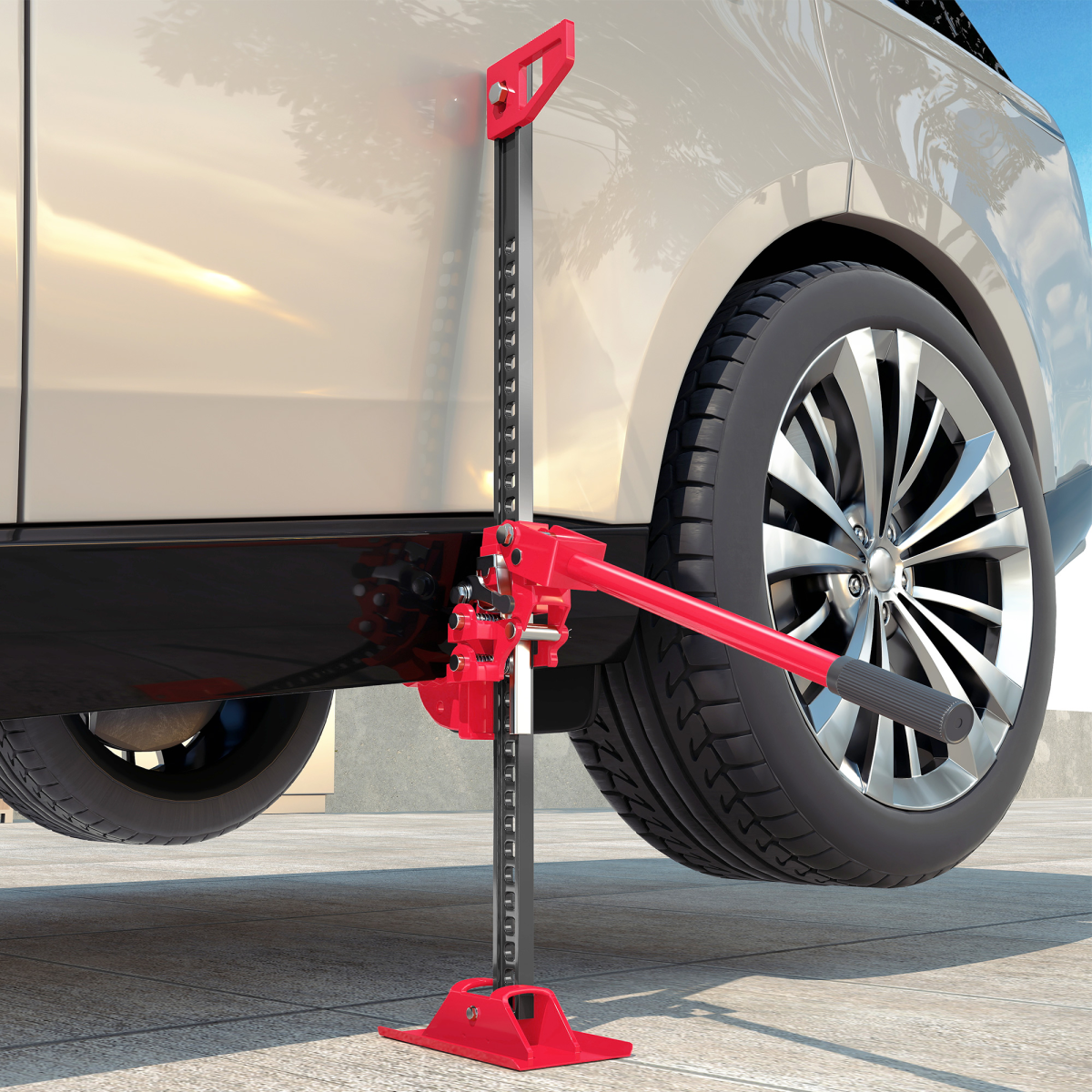 33" High Lift 3-Tonne Farm Jack for 4x4 Vehicles