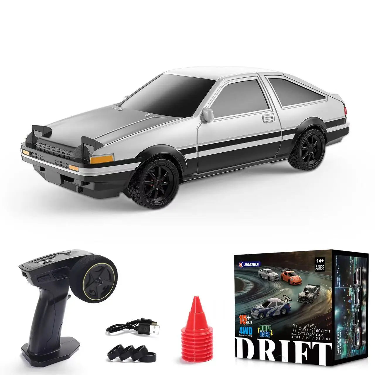 High-Speed 1/43 RC Drift Car - 2.4G Mini Remote Control Off-Road Racing Vehicle