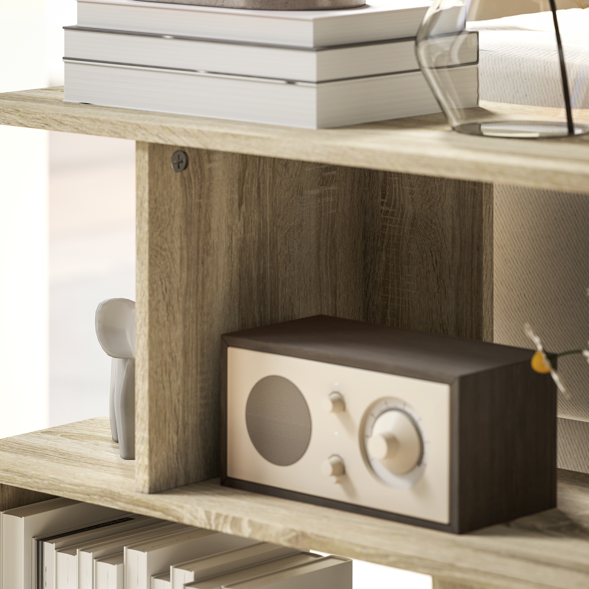 Elevate Your Space: S-Shaped Modern End Table & Nightstand