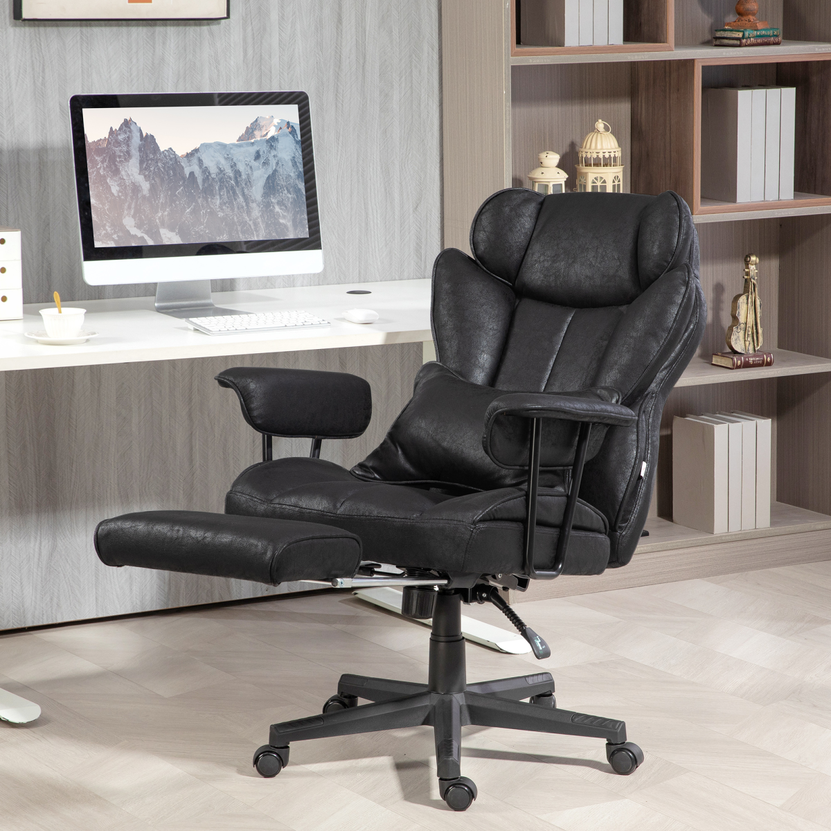 Ergonomic Office Chair with Reclining Back & Footrest - Ultimate Comfort!