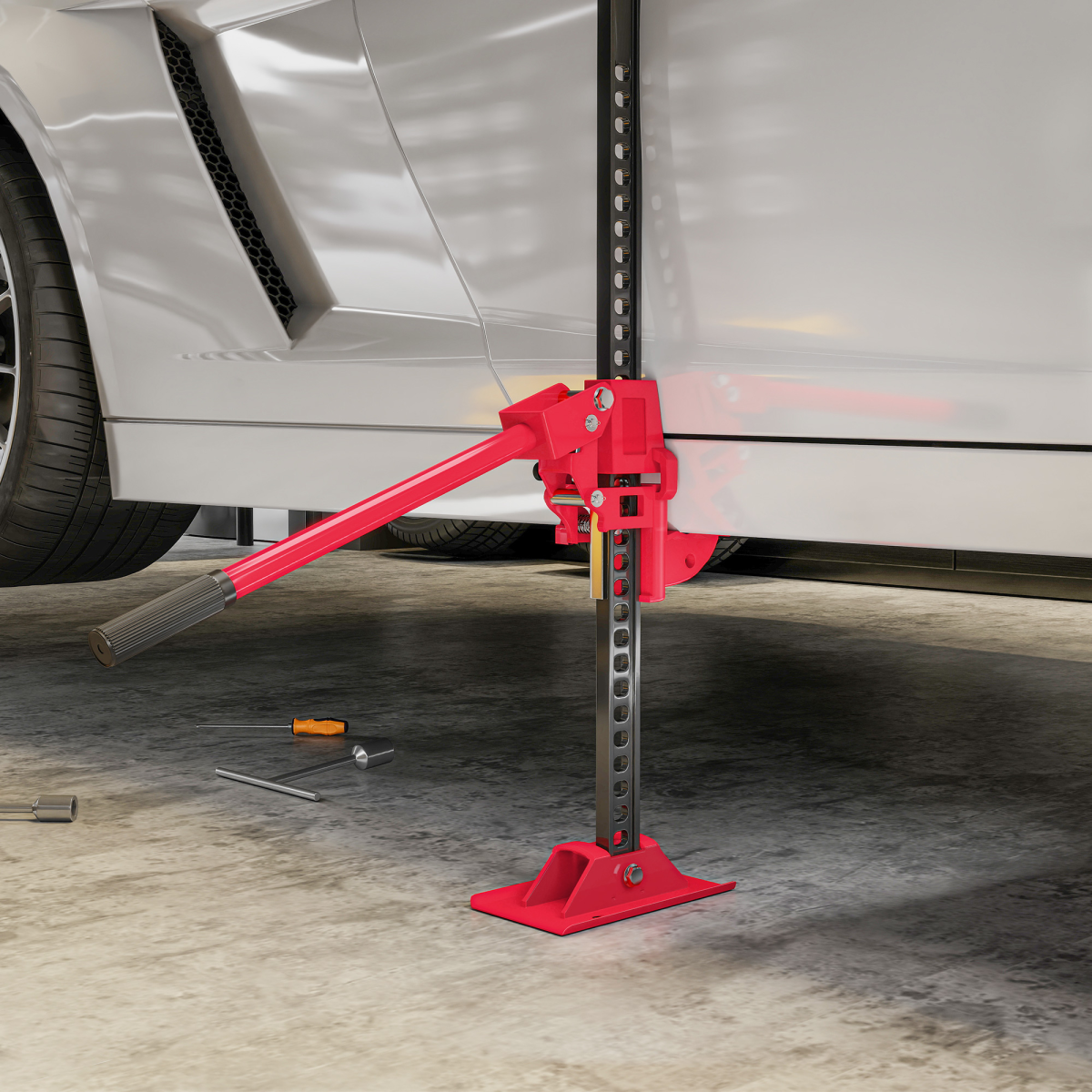 33" High Lift 3-Tonne Farm Jack for 4x4 Vehicles