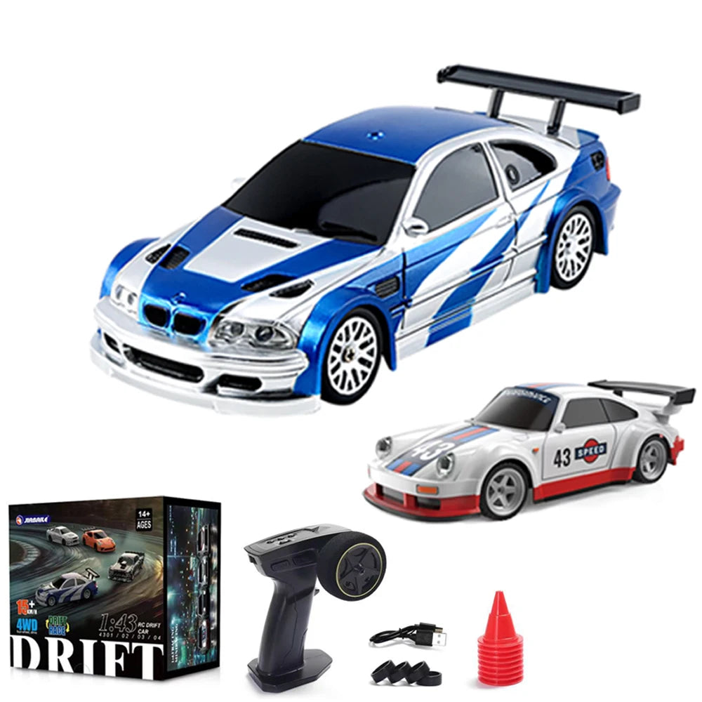 High-Speed 1/43 RC Drift Car - 2.4G Mini Remote Control Off-Road Racing Vehicle
