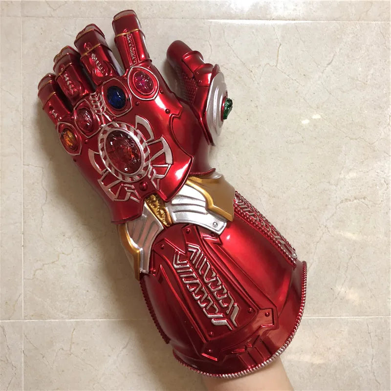 Marvel Iron Man Glove 1:1 LED Light Gloves Thanos Avengers Superhero