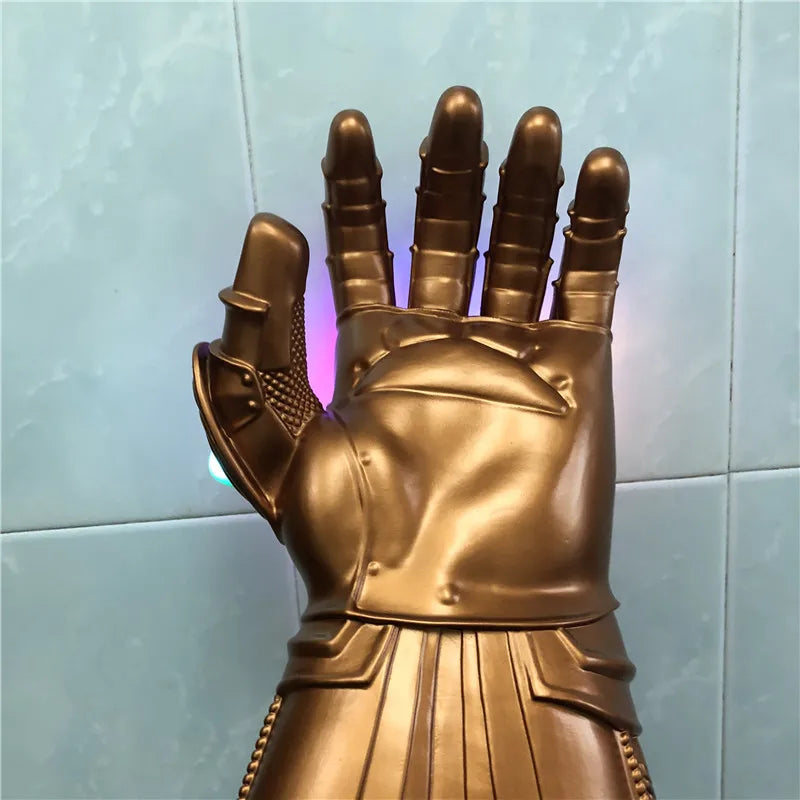 Marvel Iron Man Glove 1:1 LED Light Gloves Thanos Avengers Superhero