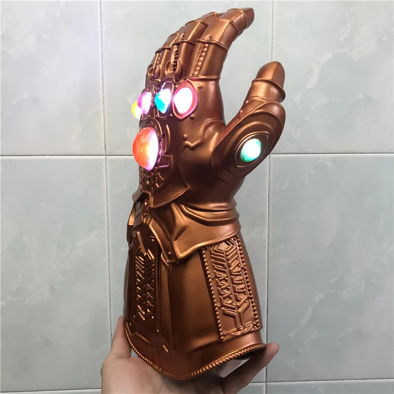 Marvel Iron Man Glove 1:1 LED Light Gloves Thanos Avengers Superhero