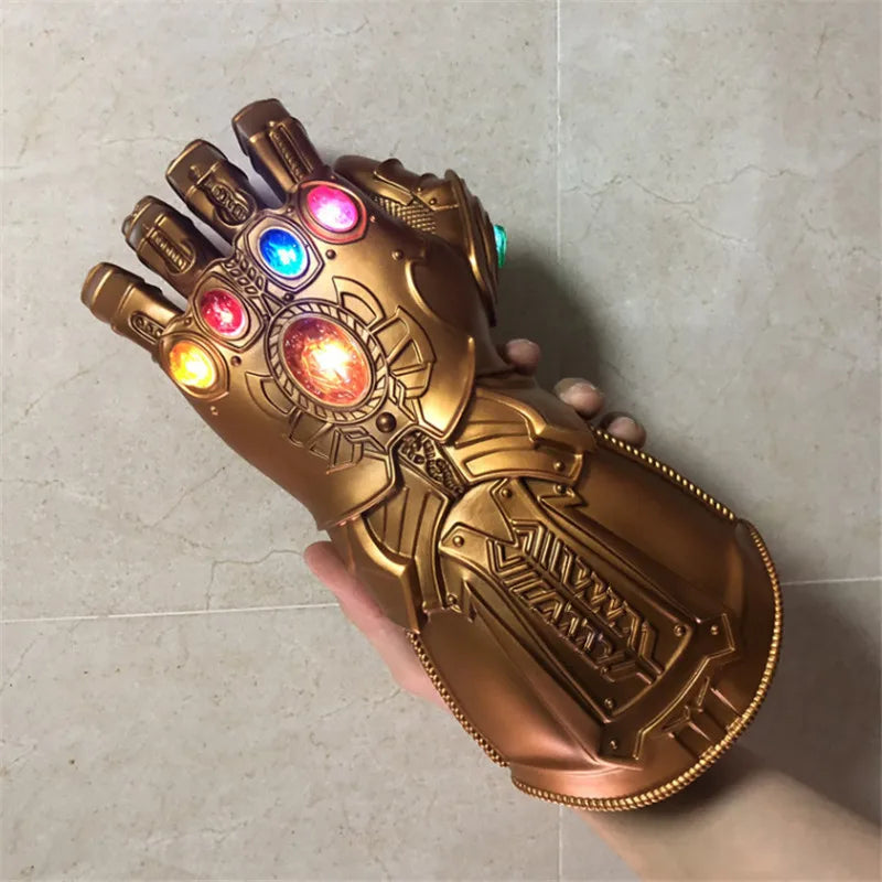 Marvel Iron Man Glove 1:1 LED Light Gloves Thanos Avengers Superhero