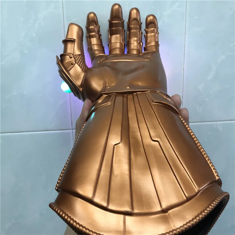 Marvel Iron Man Glove 1:1 LED Light Gloves Thanos Avengers Superhero