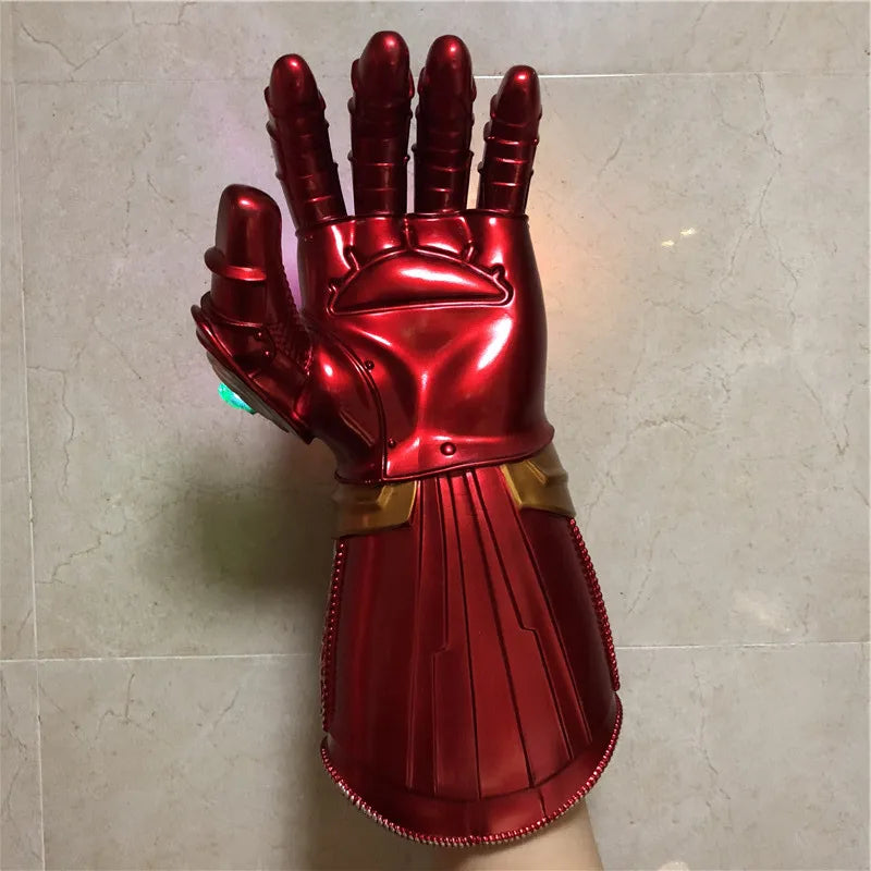 Marvel Iron Man Glove 1:1 LED Light Gloves Thanos Avengers Superhero