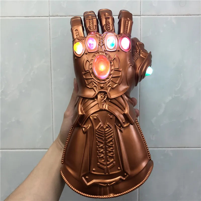 Marvel Iron Man Glove 1:1 LED Light Gloves Thanos Avengers Superhero