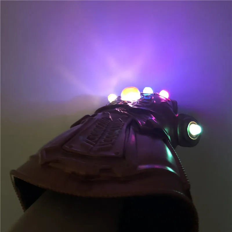 Marvel Iron Man Glove 1:1 LED Light Gloves Thanos Avengers Superhero