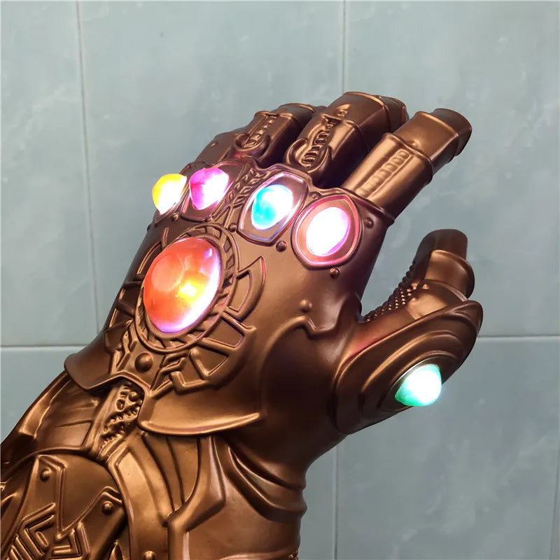 Marvel Iron Man Glove 1:1 LED Light Gloves Thanos Avengers Superhero