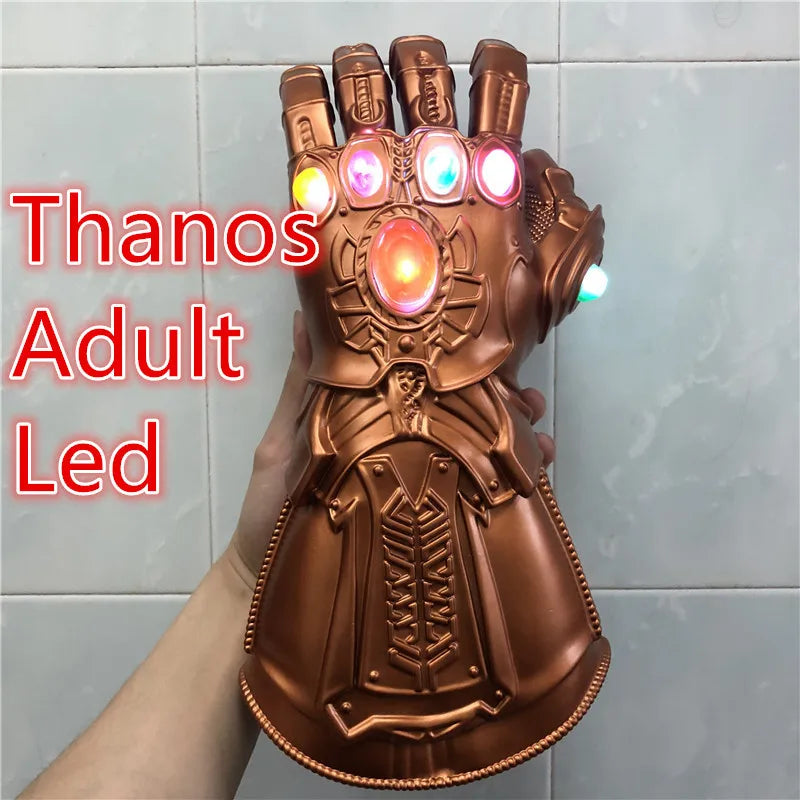 Marvel Iron Man Glove 1:1 LED Light Gloves Thanos Avengers Superhero