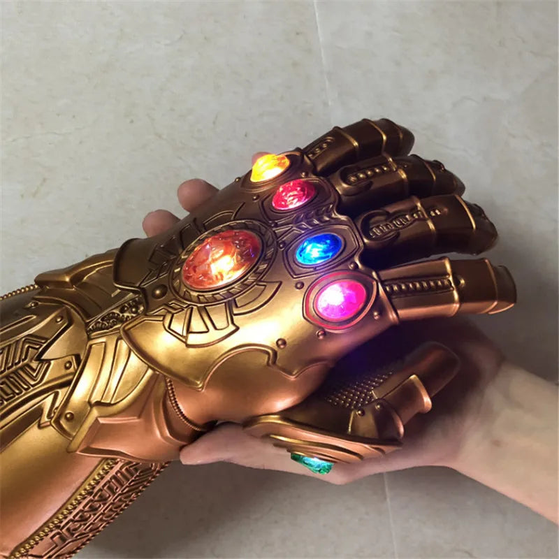 Marvel Iron Man Glove 1:1 LED Light Gloves Thanos Avengers Superhero