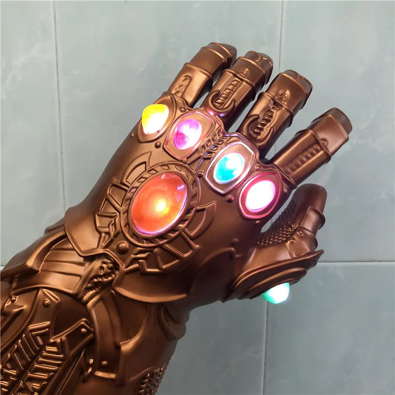 Marvel Iron Man Glove 1:1 LED Light Gloves Thanos Avengers Superhero