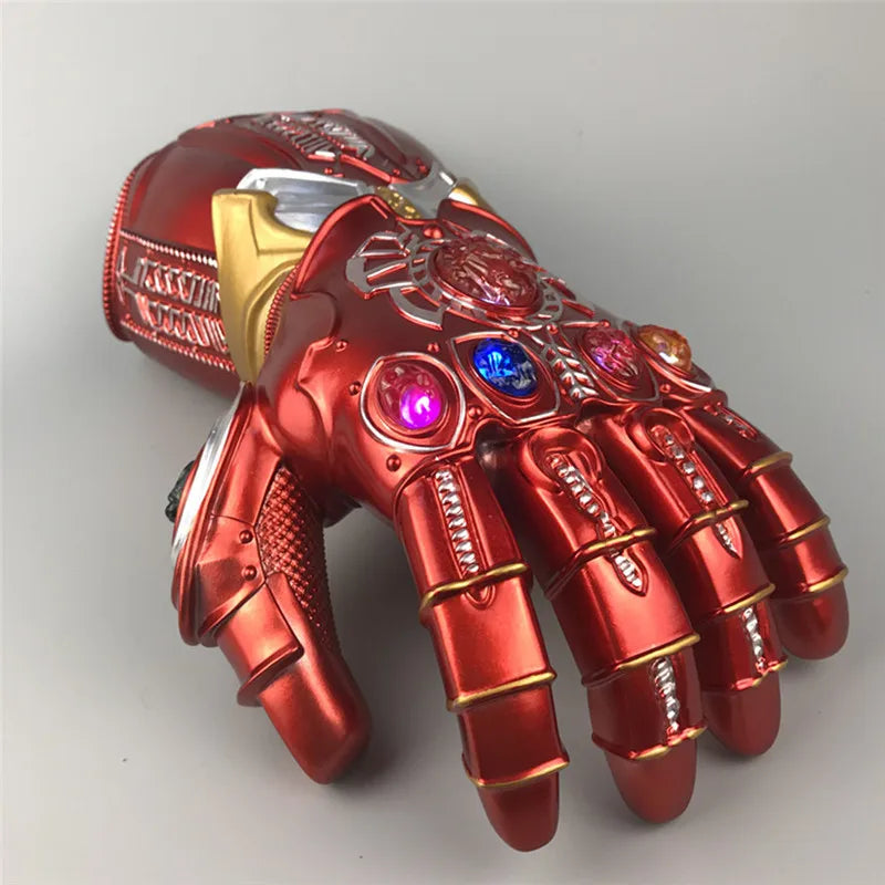 Marvel Iron Man Glove 1:1 LED Light Gloves Thanos Avengers Superhero