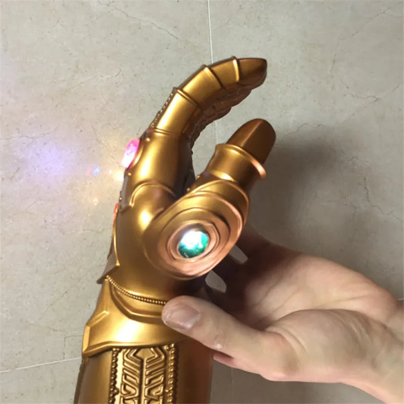Marvel Iron Man Glove 1:1 LED Light Gloves Thanos Avengers Superhero