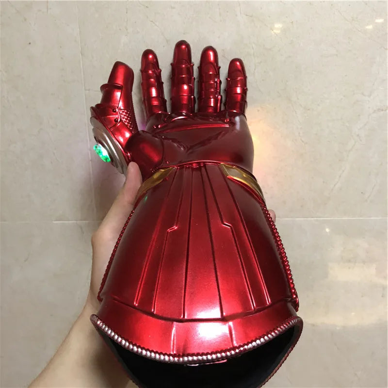 Marvel Iron Man Glove 1:1 LED Light Gloves Thanos Avengers Superhero