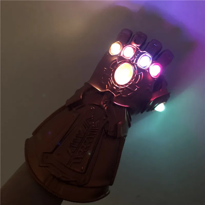 Marvel Iron Man Glove 1:1 LED Light Gloves Thanos Avengers Superhero
