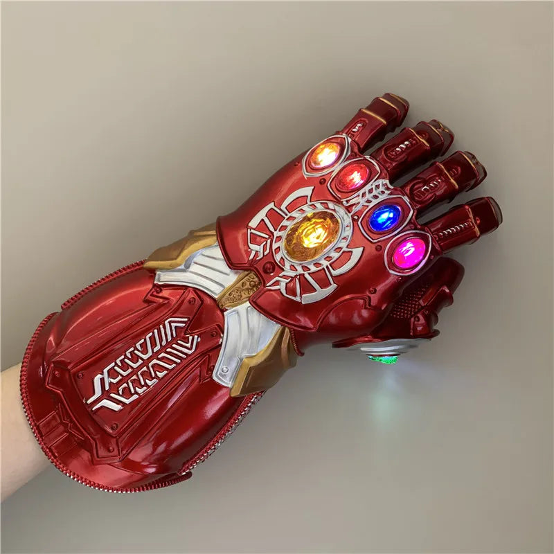 Marvel Iron Man Glove 1:1 LED Light Gloves Thanos Avengers Superhero