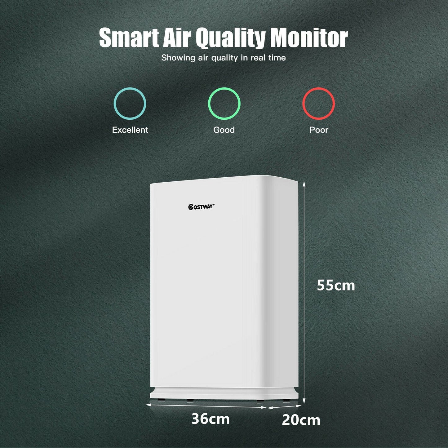Ultimate 4-Layer Air Purifier with Easy Replaceable Filter for Fresh, Clean Air