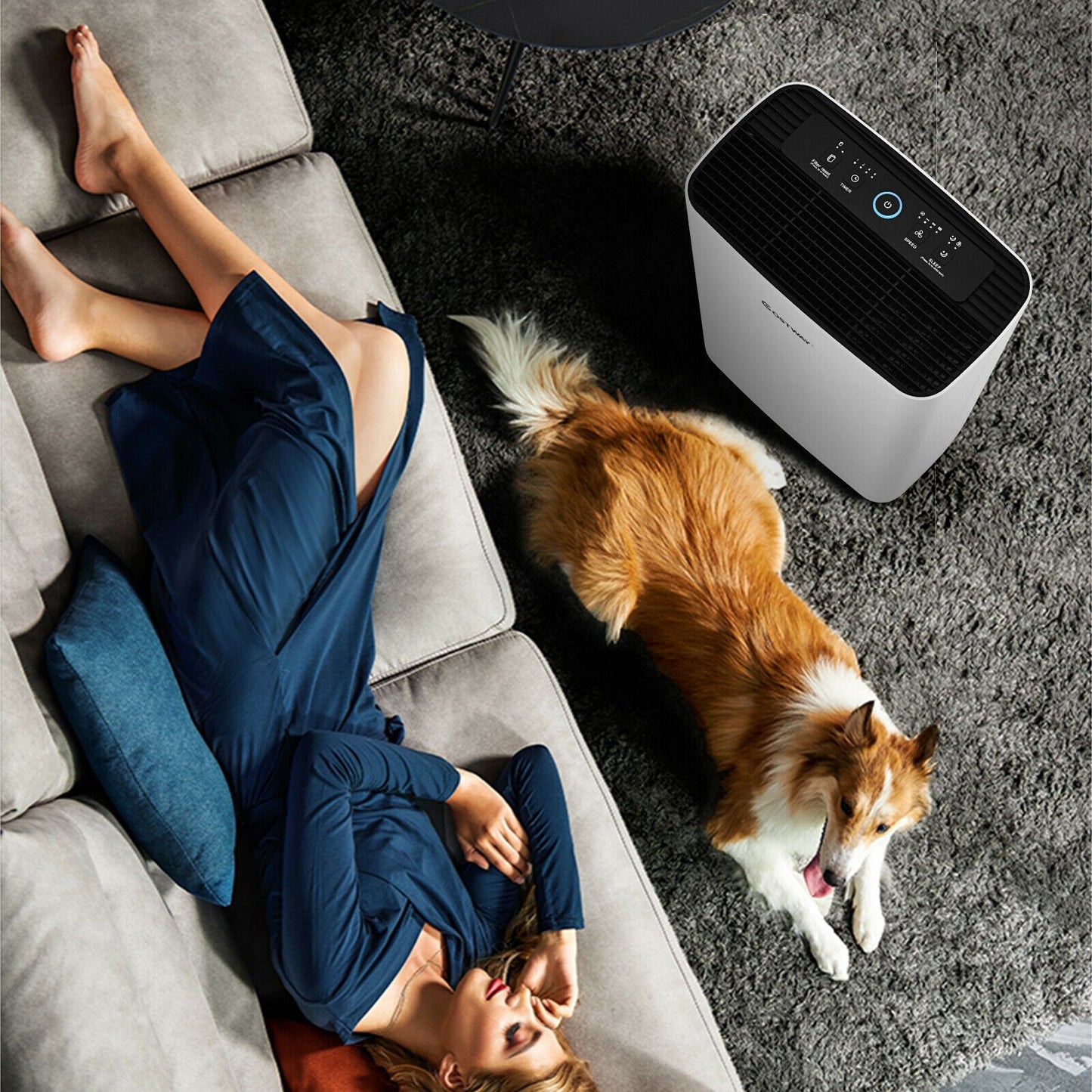 Ultimate 4-Layer Air Purifier with Easy Replaceable Filter for Fresh, Clean Air