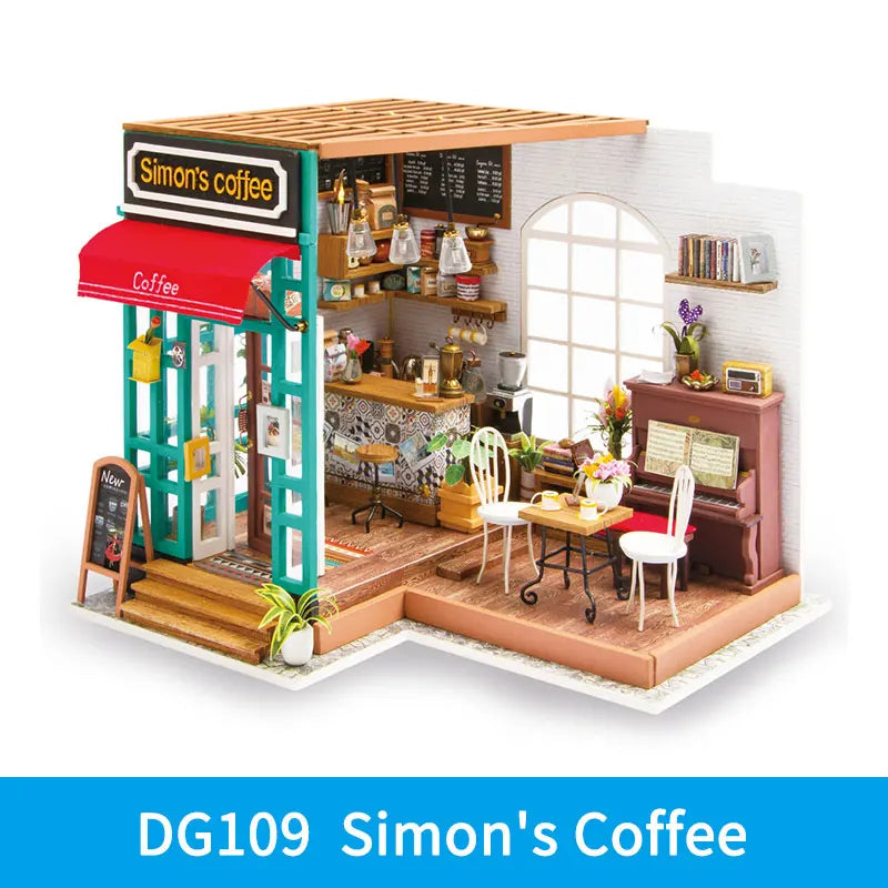 Enchanting DIY Wooden Miniature Dollhouse Kit - 1:24 Scale Handmade Model for All Ages
