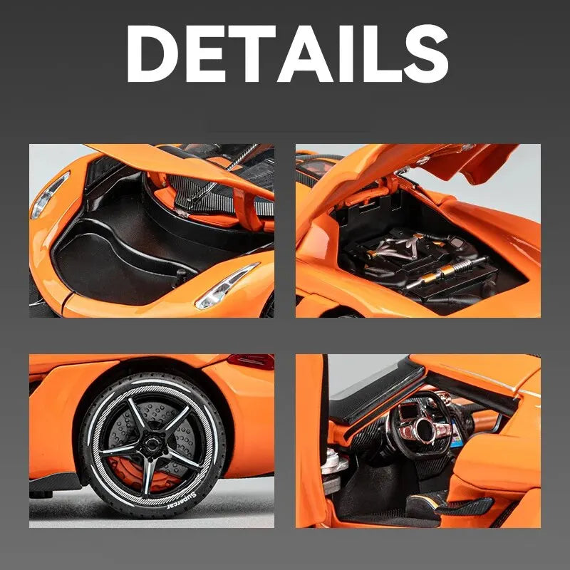 Stunning 1:24 Scale Pagani Alloy Supercar Model