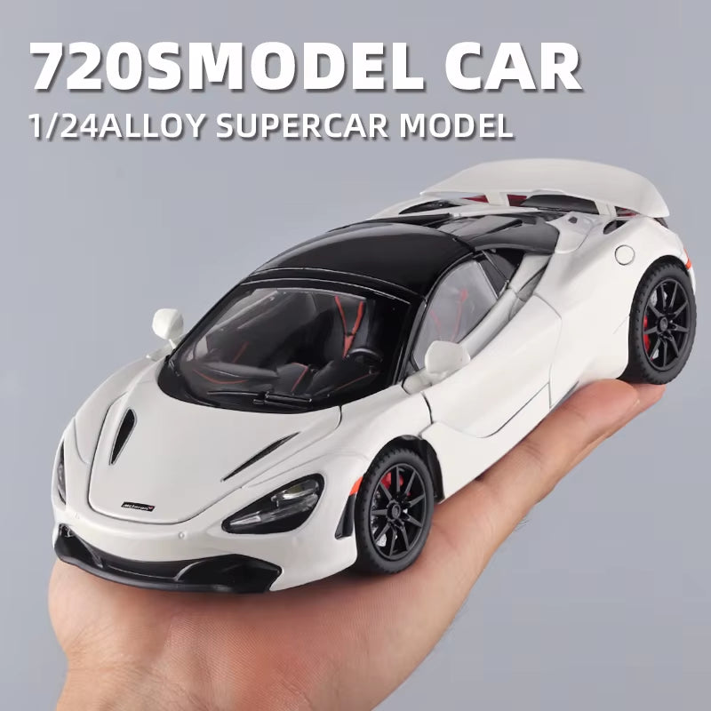 Mclaren 720S 1:24 Diecast Model Car with Sound & Light - Perfect Gift for Boyfriends and Kids!