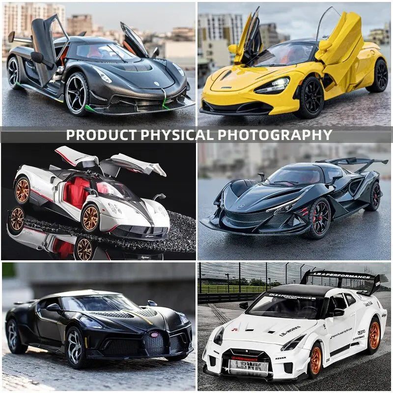 Stunning 1:24 Scale Pagani Alloy Supercar Model