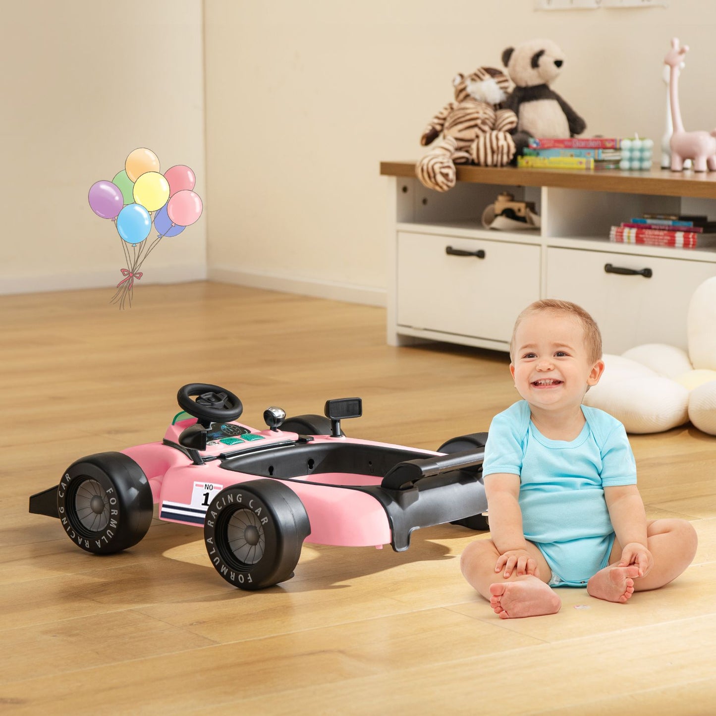Versatile 4-In-1 Baby Push Walker - Adjustable Height & Speed for Growing Toddlers