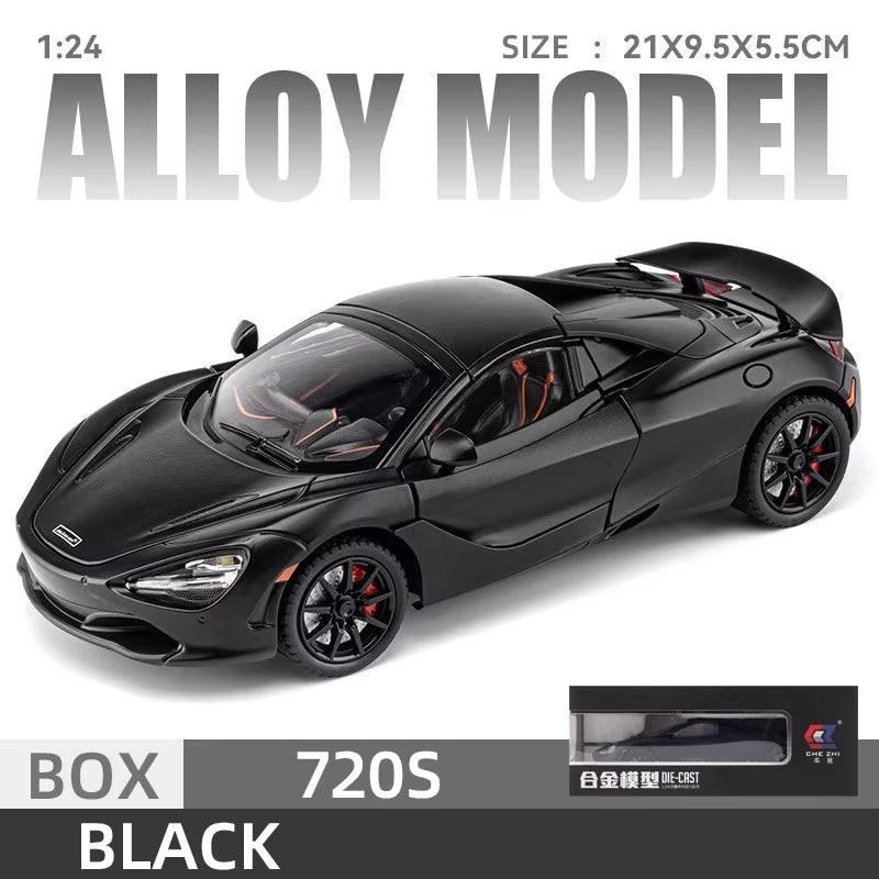 Mclaren 720S 1:24 Diecast Model Car with Sound & Light - Perfect Gift for Boyfriends and Kids!