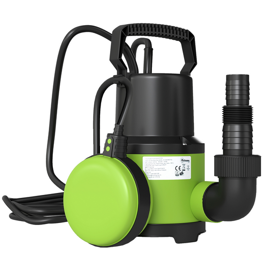 400W Electric Sump Pump - Powerful 9000L/H with Float Switch