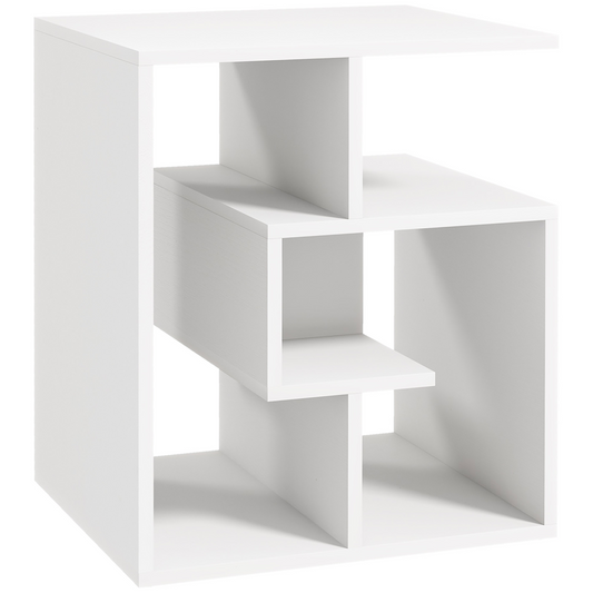 Modern 3-Tier Side Table with Open Shelves - Versatile Storage Solution