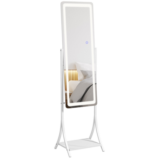 Illuminate Your Style: LED Full Length Mirror with Adjustable Brightness